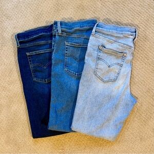 3-for-1 Levi’s 720 High Rise Super Skinny Size 32